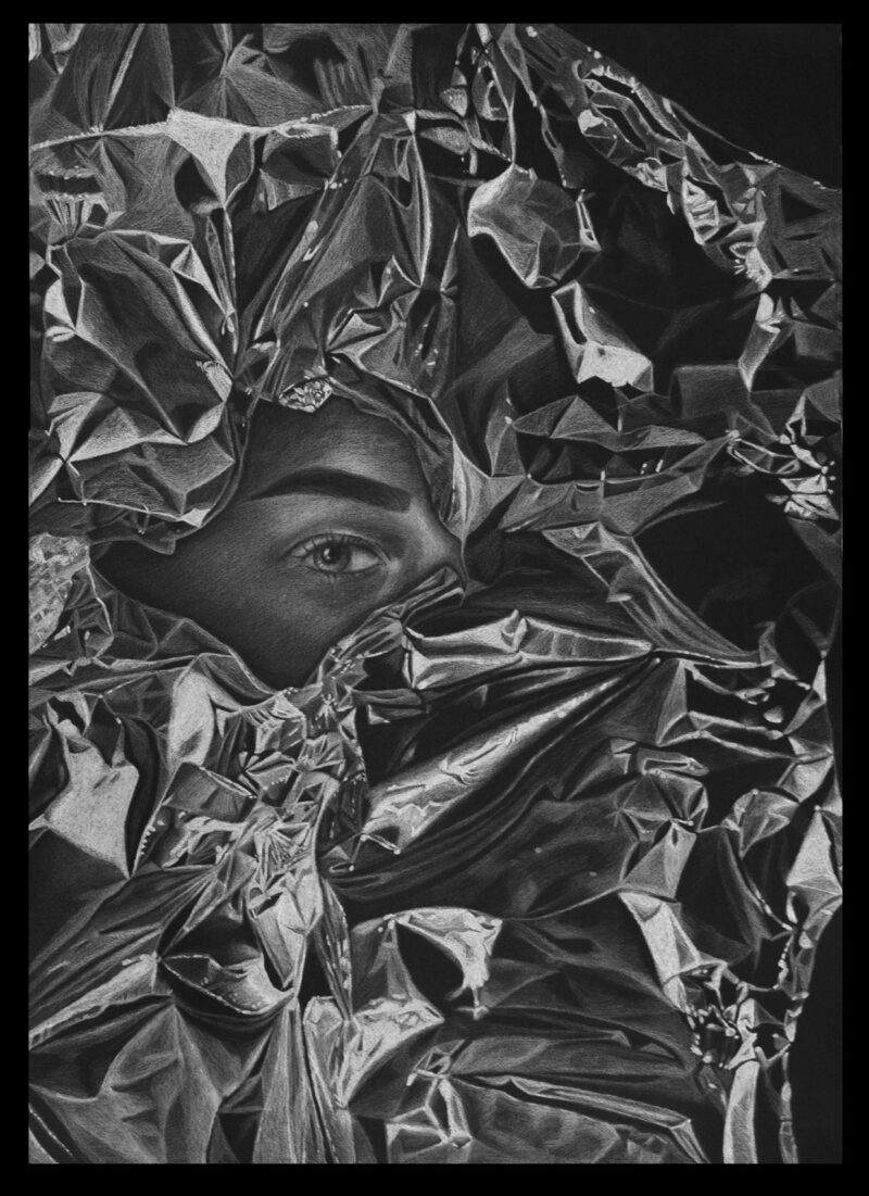 kurs-rysunku-poznań-online-rysunek-pastel-folia-oko