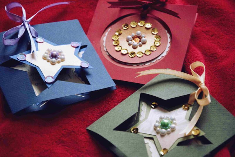 Kartka okolicznościowa świąteczna DIY