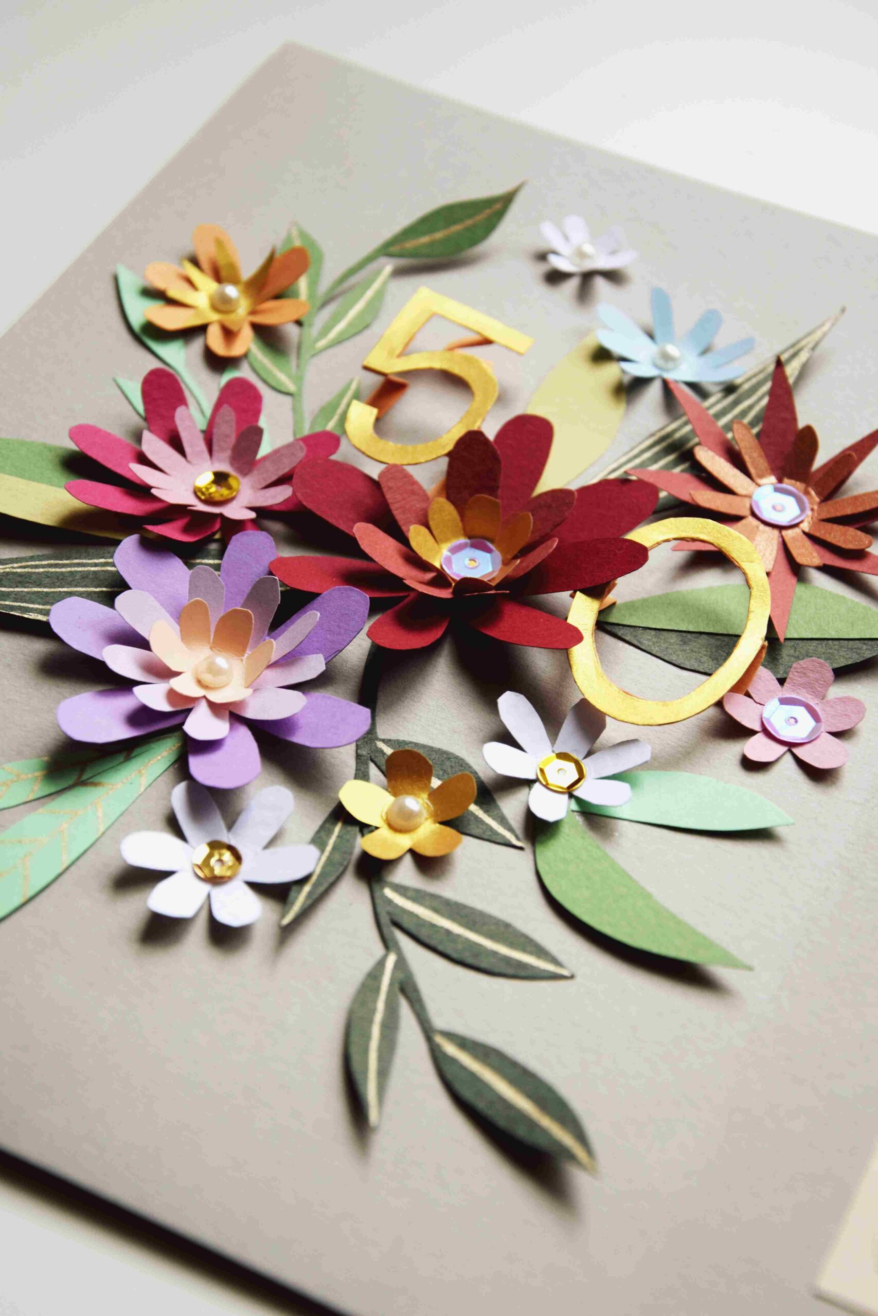 Kartka okolicznościowa urodzinowa DIY - obrazek 3